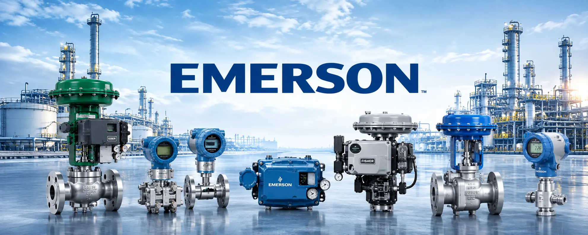 EMERSON (GE) marine spare parts banner